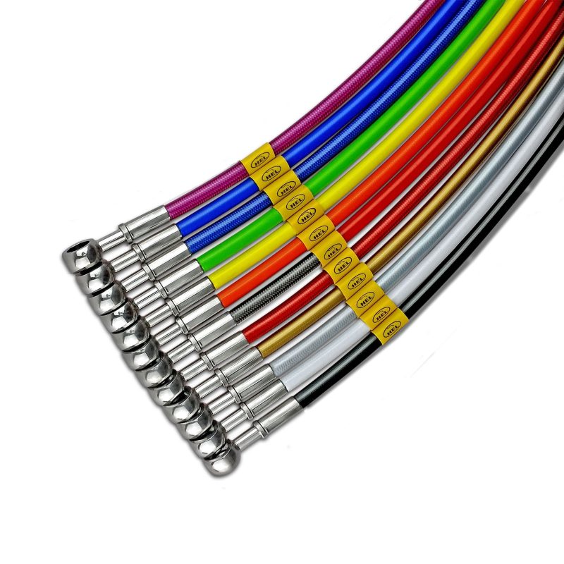 przewody w stalowym oplocie hel