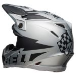 Motocyklowy Kask Bell Moto-9 Flex Breakaway Matte Silver/Black