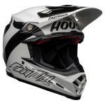 Motocyklowy Kask Bell Moto-9 Flex Fasthouse Newhall White/Black