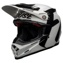 Motocyklowy Kask Bell Moto-9 Flex Fasthouse Newhall White/Black