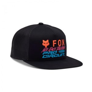 CZAPKA Z DASZKIEM FOX X PRO CIRCUIT SB HAT BLACK 2