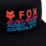 CZAPKA Z DASZKIEM FOX X PRO CIRCUIT SB HAT BLACK 8